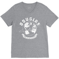 Douglas Aircraft Hippie V-neck Tee | Artistshot