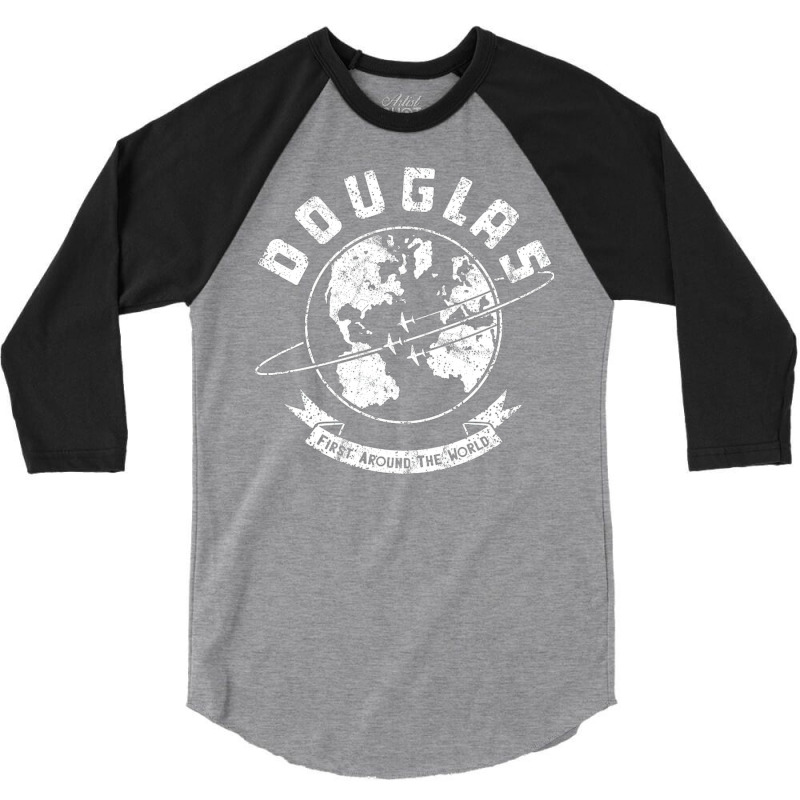 Douglas Aircraft Hippie 3/4 Sleeve Shirt | Artistshot