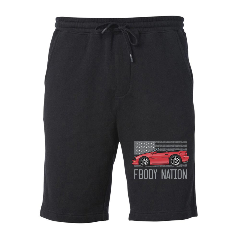 F Body Nation Cayenne Red Fleece Short | Artistshot