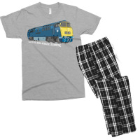 British Rail Class 52 Type 4 Dieselhydraulic Locomotive 1960s Train Bo Men's T-shirt Pajama Set | Artistshot