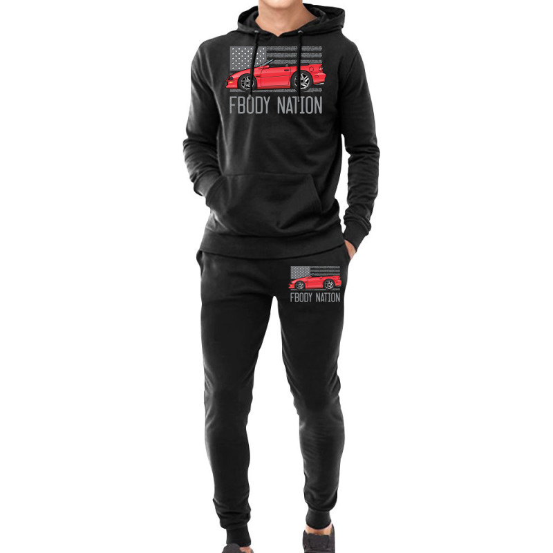 F Body Nation Red Hoodie & Jogger Set | Artistshot