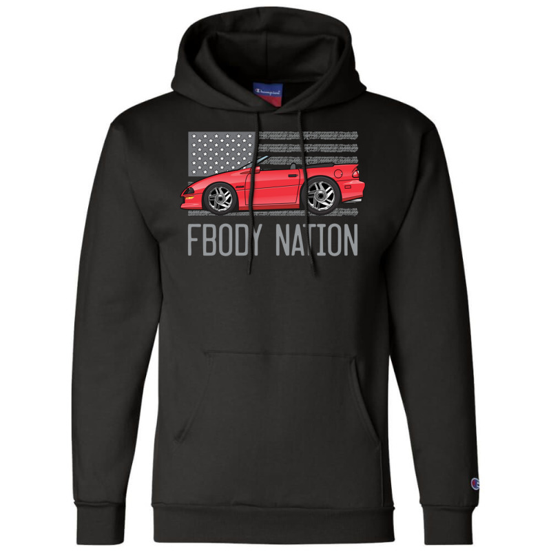 F Body Nation Red Champion Hoodie | Artistshot