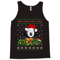 Billiards Sports Lover Xmas Santa Ugly Billiards Christmas T Shirt Tank Top | Artistshot