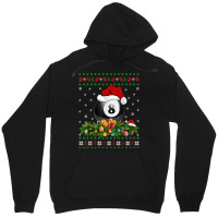 Billiards Sports Lover Xmas Santa Ugly Billiards Christmas T Shirt Unisex Hoodie | Artistshot