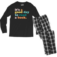 It’s A Good Day To Read A Book Classic Men's Long Sleeve Pajama Set | Artistshot