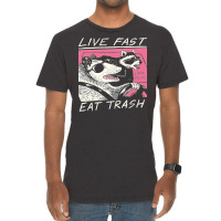 Live Fast Eat Trash Vintage T-shirt | Artistshot