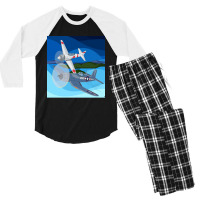 F4u Corsair Vs Zero Men's 3/4 Sleeve Pajama Set | Artistshot