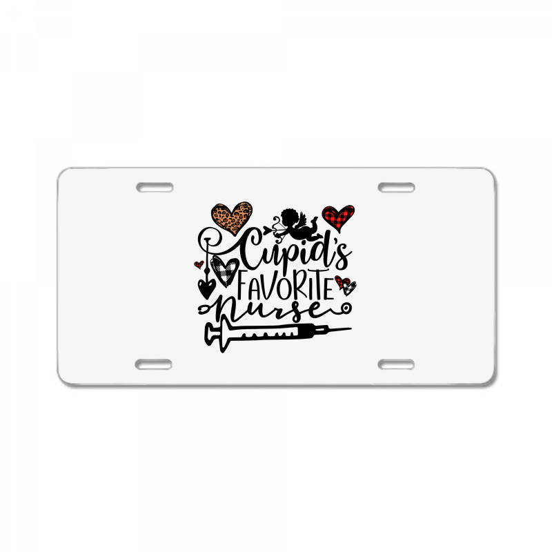 Cupid S Favorite Nurse Gift Valentine S Day 2022 Nurse Life License Plate | Artistshot