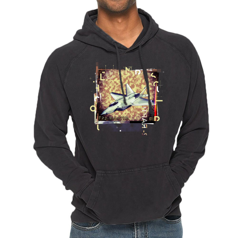 F22 Raptor One Vintage Hoodie | Artistshot