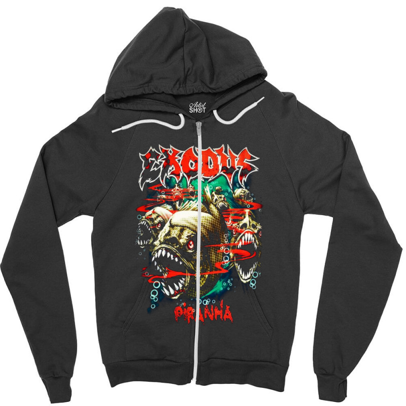 Piranha_exodus 1 Zipper Hoodie | Artistshot