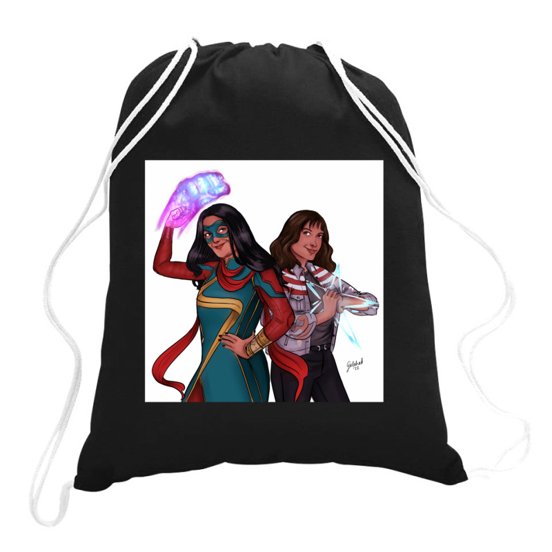 Kamala America Drawstring Bags | Artistshot