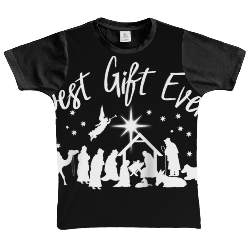 Best Gift Ever Christian Christmas Jesus Nativity Religious Raglan Bas Graphic Youth T-shirt by tarnilot | Artistshot