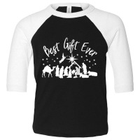 Best Gift Ever Christian Christmas Jesus Nativity Religious Raglan Bas Toddler 3/4 Sleeve Tee | Artistshot