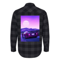 F40 Synthwave Flannel Shirt | Artistshot