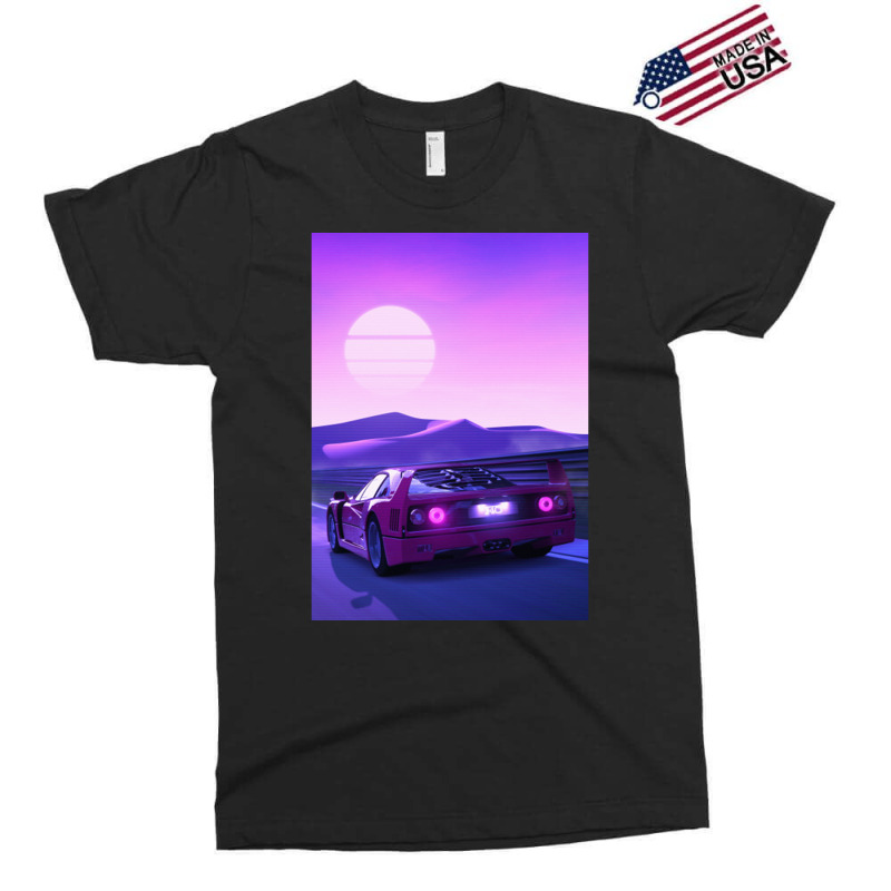 F40 Synthwave Exclusive T-shirt | Artistshot