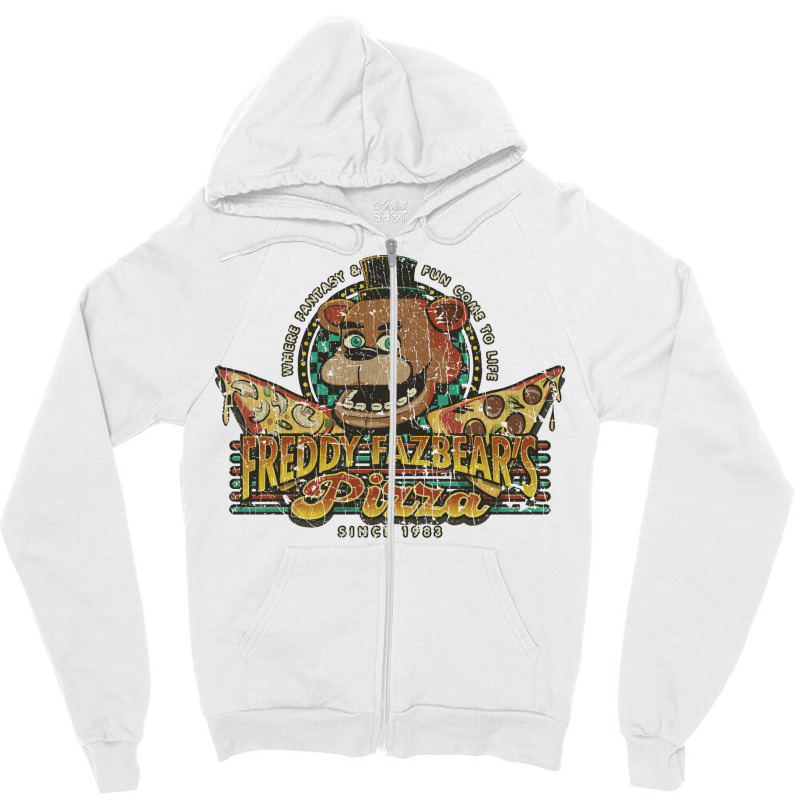 Freddy Fazbear's Pizza 1983 Zipper Hoodie by hafeesoesoeq | Artistshot