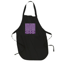 Japanese Hiragana Purple Full-length Apron | Artistshot