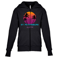 Limited Edition St Petersburg Florida Retro 80s Youth Zipper Hoodie | Artistshot