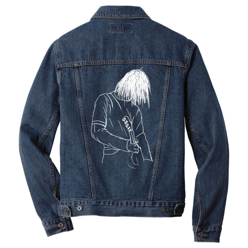 Grunge Rocker 70s Hippie Men Denim Jacket by hafeesoesoeq | Artistshot