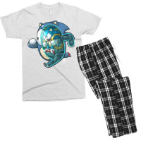 Speed Blue Nostalgia Men's T-shirt Pajama Set | Artistshot