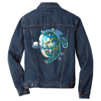 Speed Blue Nostalgia Men Denim Jacket | Artistshot