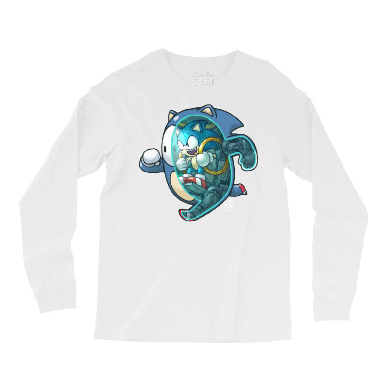 Speed Blue Nostalgia Long Sleeve Shirts | Artistshot