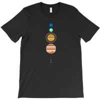 Minimal Solar System T-shirt | Artistshot