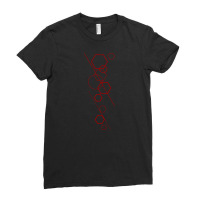 Modern Art Red Ladies Fitted T-shirt | Artistshot