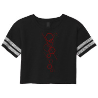 Modern Art Red Scorecard Crop Tee | Artistshot