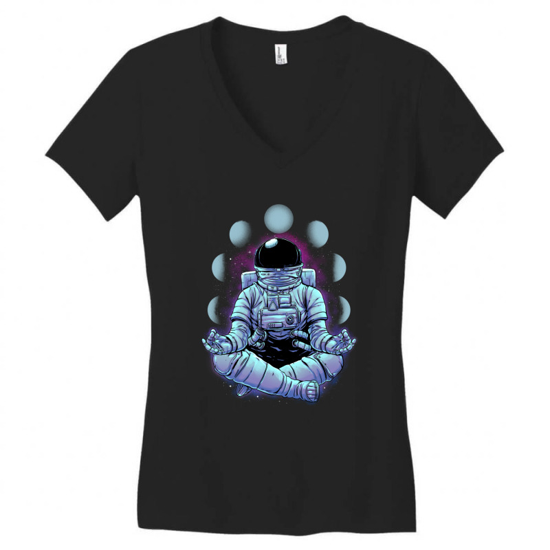 Meditation Women's V-Neck T-Shirt by LuceroCrystalMurillo | Artistshot