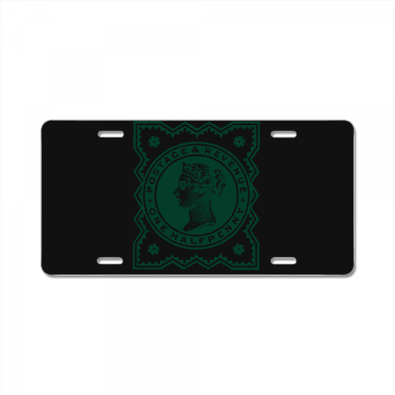 Half Penny Green License Plate | Artistshot