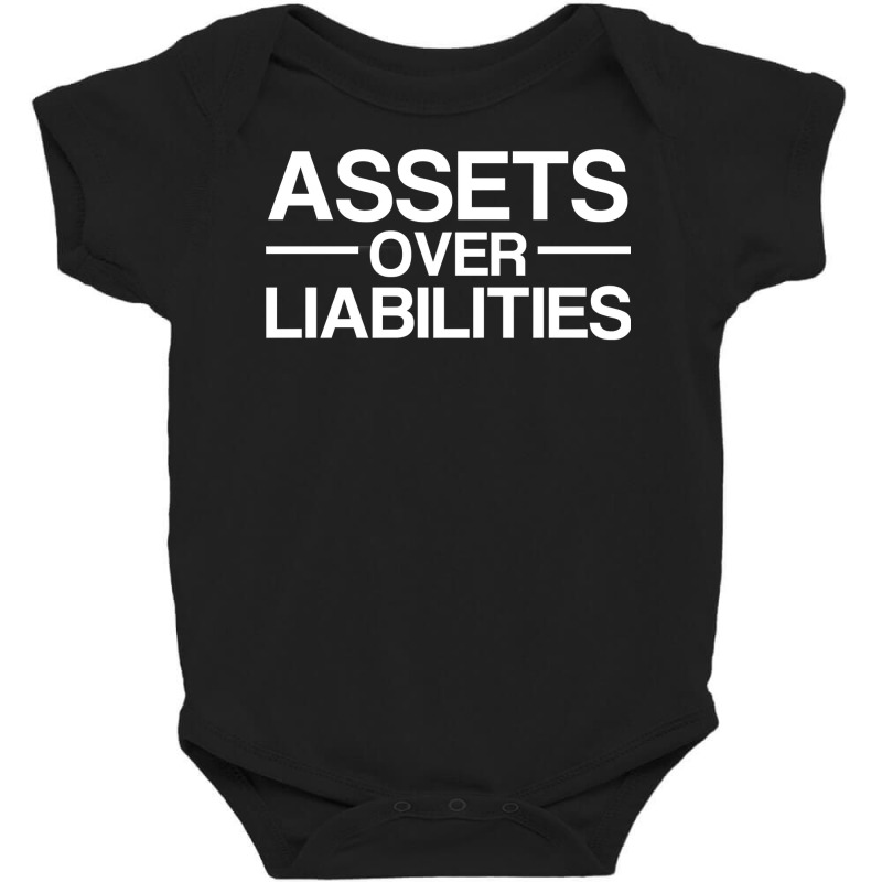 Assets Over Liabilities Accountant Inspirational Success Pullover Hood Baby Bodysuit by kollosubla | Artistshot