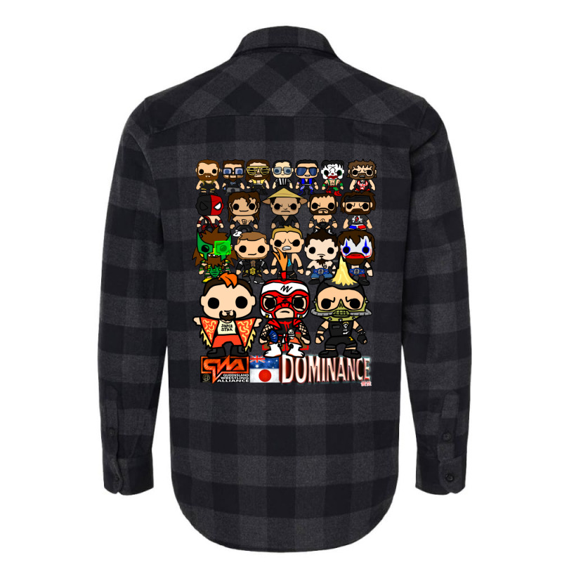 Qwa Dominance 2018 Pop Vinyl Flannel Shirt by FeytenJoreto | Artistshot