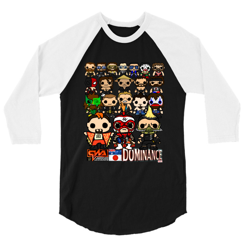 Qwa Dominance 2018 Pop Vinyl 3/4 Sleeve Shirt by FeytenJoreto | Artistshot