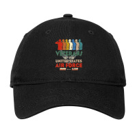 Hot Trend U.s. Air Force Veteran Proud Adjustable Cap | Artistshot