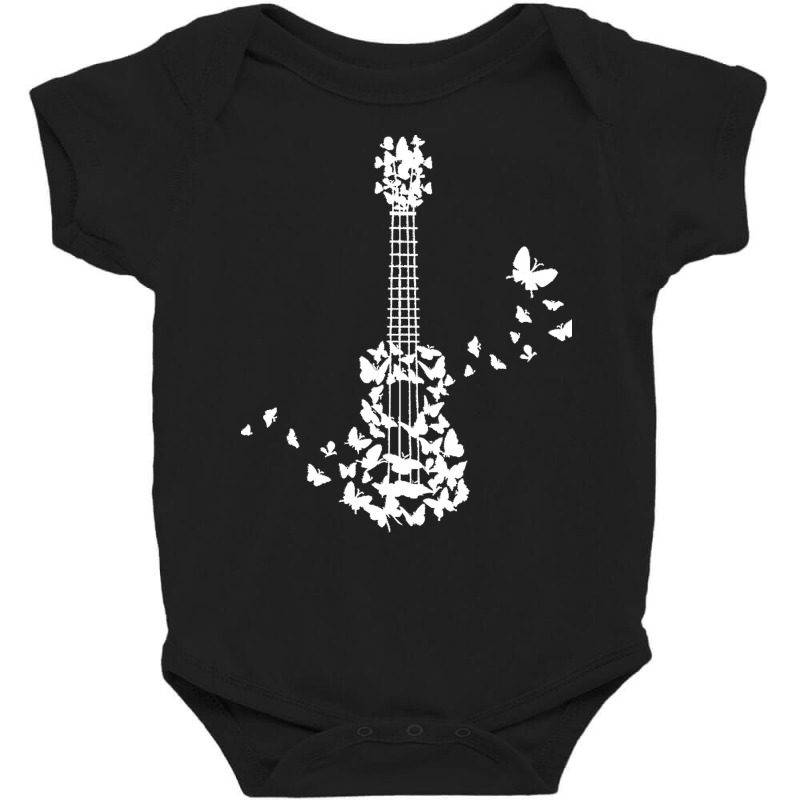 Ukulele Gift T  Shirt A Four String Ukulele Instrument With Beautiful Baby Bodysuit | Artistshot