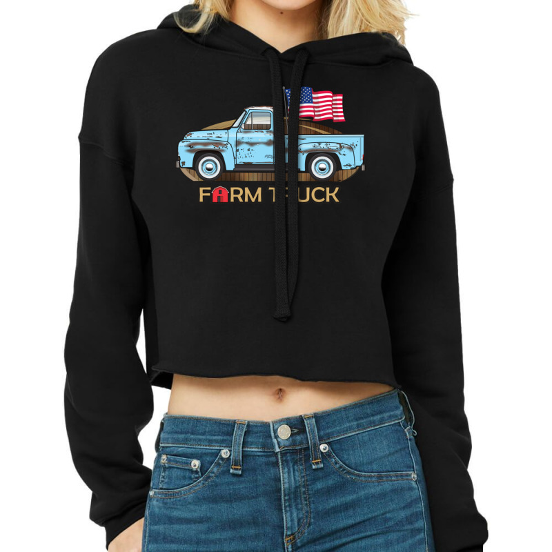 Farm Patina Cropped Hoodie by JeremyHurley | Artistshot