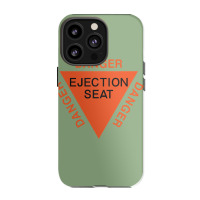 Orange Warning Sign Danger Danger Ejection Seat Usaf Martin Baker Stic Iphone 13 Pro Case | Artistshot