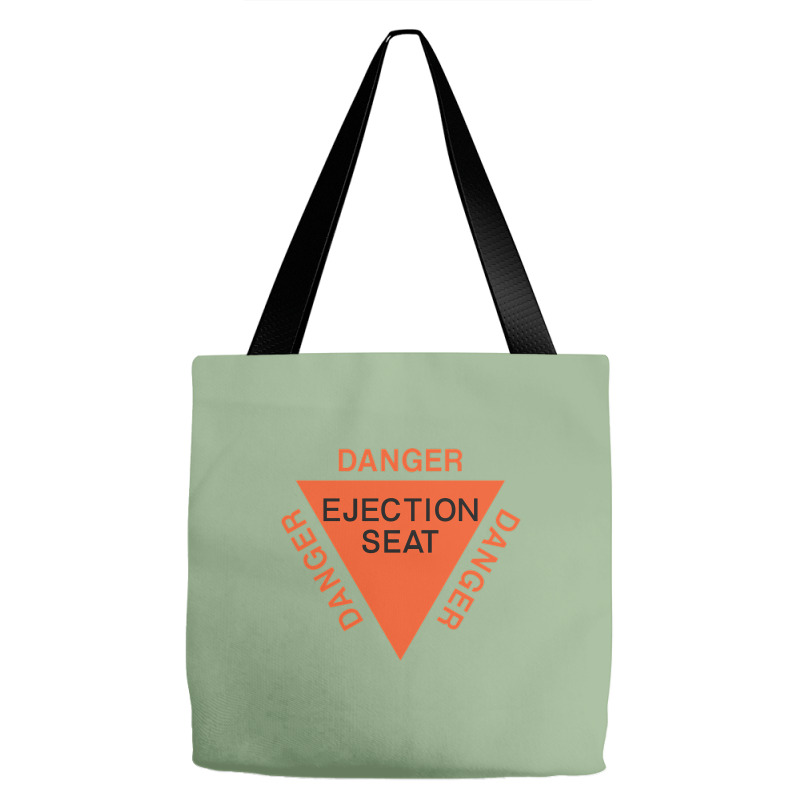 Orange Warning Sign Danger Danger Ejection Seat Usaf Martin Baker Stic Tote Bags | Artistshot