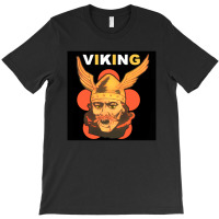 Viking Warrior With Winged Helmet And Mustache 1 T-shirt | Artistshot