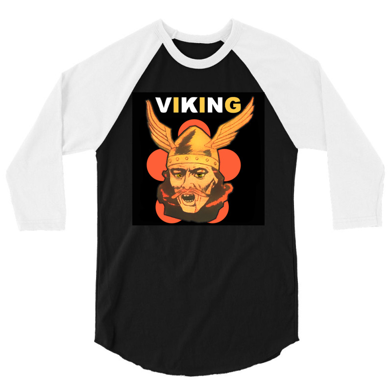 Viking Warrior With Winged Helmet And Mustache 1 3/4 Sleeve Shirt | Artistshot