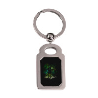 Mad Bot Silver Rectangle Keychain | Artistshot