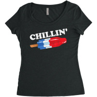 Limited Edition Summer Popsicle Chillin Bomb Retro 80s Pop Women's Triblend Scoop T-shirt | Artistshot