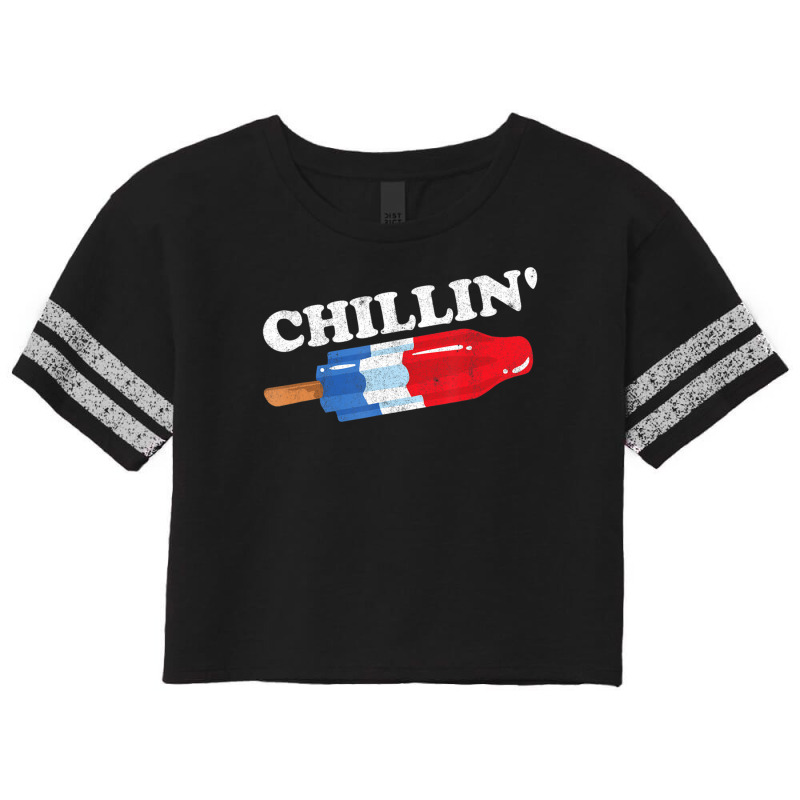 Limited Edition Summer Popsicle Chillin Bomb Retro 80s Pop Scorecard Crop Tee | Artistshot