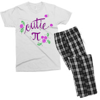 Cutie Pi (purple) Baby Humor Men's T-shirt Pajama Set | Artistshot