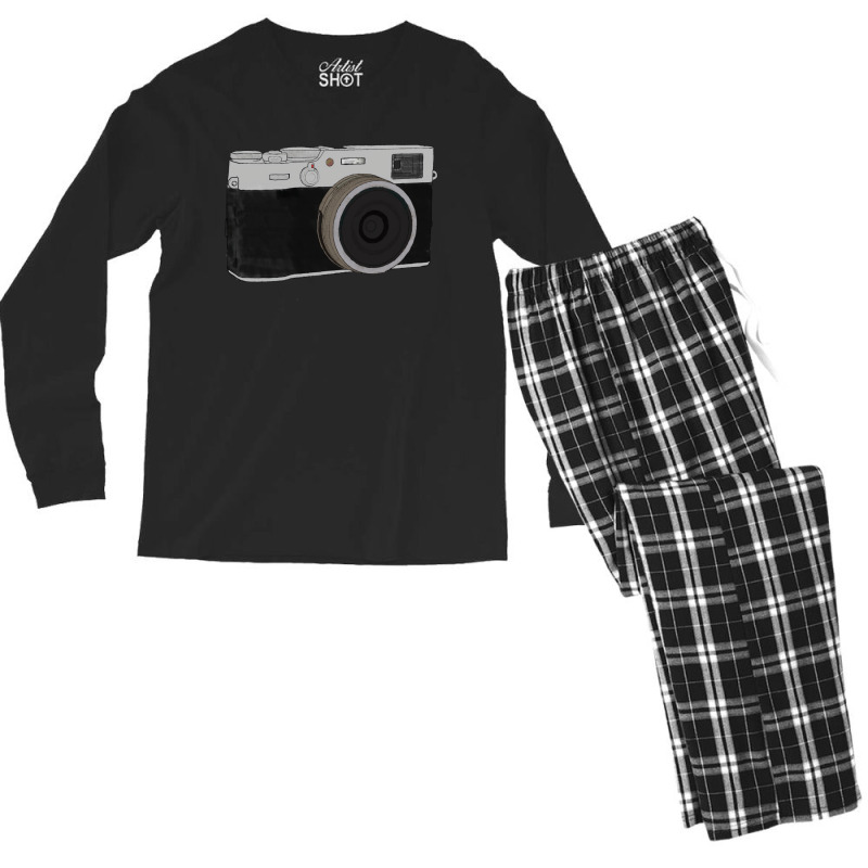 Doodle 35mm Active Girl E Men's Long Sleeve Pajama Set | Artistshot