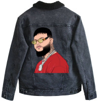 Farruko Unisex Sherpa-lined Denim Jacket | Artistshot