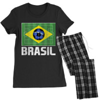 Brazil Soccer Flag Brasil Brazilian National Country Pride Tank Top Women's Pajamas Set | Artistshot