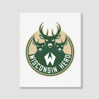 Wisconsin Herd-lovers Portrait Canvas Print | Artistshot