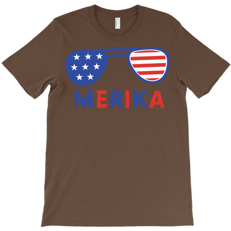 Merika 4th Of July Patriotic American Flag Nature Tumblr T-Shirt by hafeesoesoeq | Artistshot